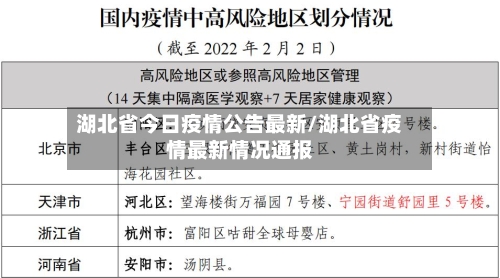 湖北省今日疫情公告最新/湖北省疫情最新情况通报-第1张图片