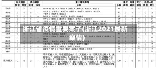浙江省疫情重要案子(浙江2021最新案情)-第2张图片