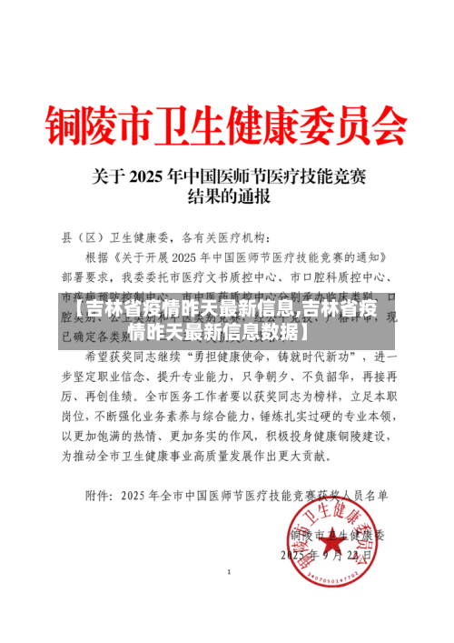 【吉林省疫情昨天最新信息,吉林省疫情昨天最新信息数据】-第1张图片