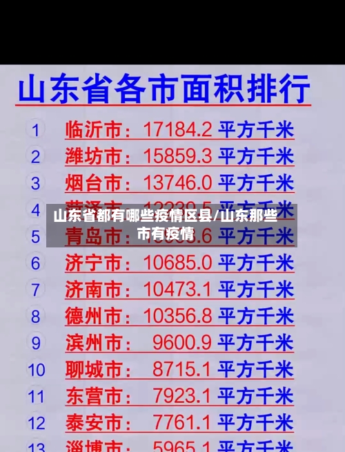 山东省都有哪些疫情区县/山东那些市有疫情-第1张图片