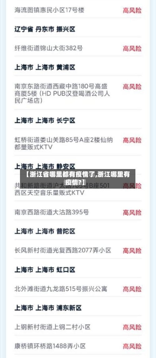 【浙江省哪里都有疫情了,浙江哪里有疫情?】-第2张图片