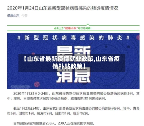 【山东省最新疫情就业政策,山东省疫情补贴政策】-第2张图片
