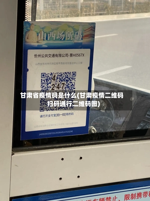 甘肃省疫情码是什么(甘肃疫情二维码扫码通行二维码图)-第3张图片