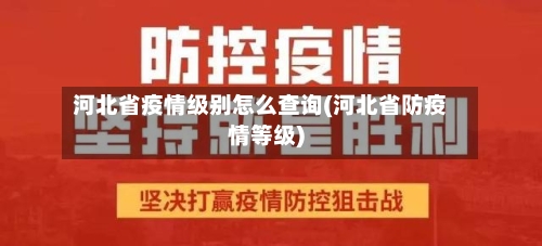 河北省疫情级别怎么查询(河北省防疫情等级)-第1张图片