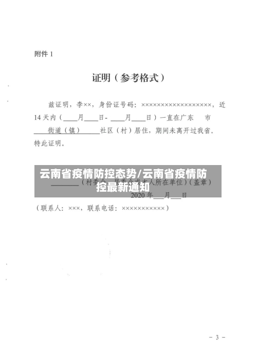 云南省疫情防控态势/云南省疫情防控最新通知-第2张图片