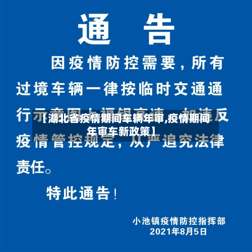 【湖北省疫情期间车辆年审,疫情期间年审车新政策】-第2张图片