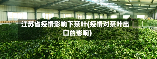 江苏省疫情影响下茶叶(疫情对茶叶出口的影响)-第2张图片
