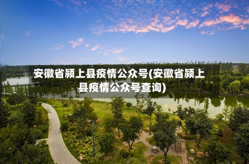 安徽省颍上县疫情公众号(安徽省颍上县疫情公众号查询)-第3张图片