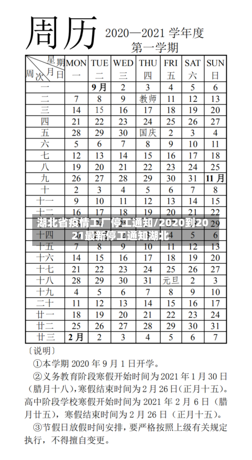 湖北省疫情工厂停工通知/2020到2021最新停工通知湖北-第3张图片