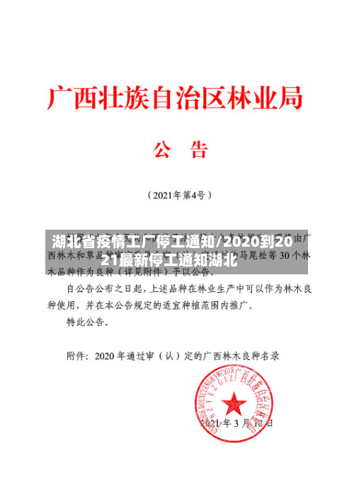 湖北省疫情工厂停工通知/2020到2021最新停工通知湖北-第1张图片