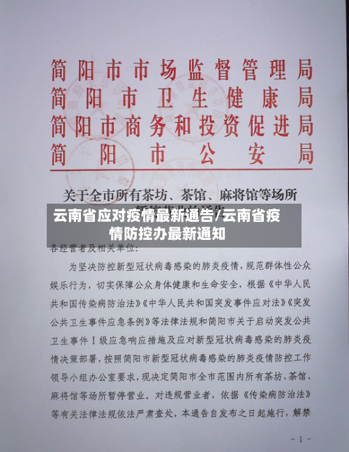 云南省应对疫情最新通告/云南省疫情防控办最新通知-第1张图片