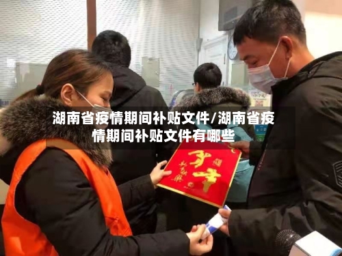 湖南省疫情期间补贴文件/湖南省疫情期间补贴文件有哪些-第3张图片