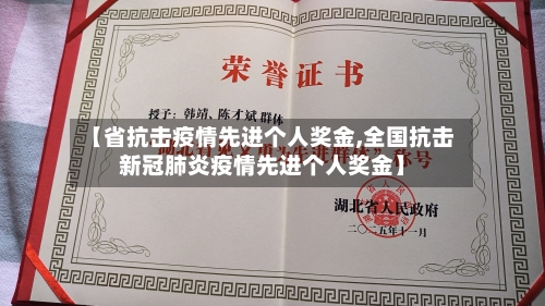 【省抗击疫情先进个人奖金,全国抗击新冠肺炎疫情先进个人奖金】-第2张图片