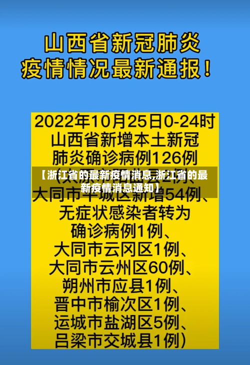 【浙江省的最新疫情消息,浙江省的最新疫情消息通知】-第1张图片