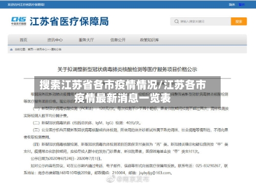 搜索江苏省各市疫情情况/江苏各市疫情最新消息一览表-第1张图片