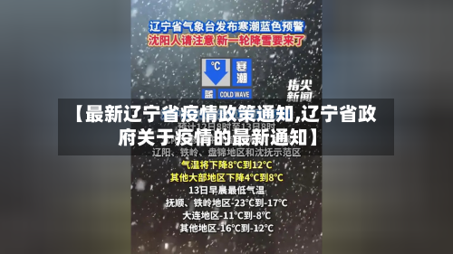 【最新辽宁省疫情政策通知,辽宁省政府关于疫情的最新通知】-第1张图片