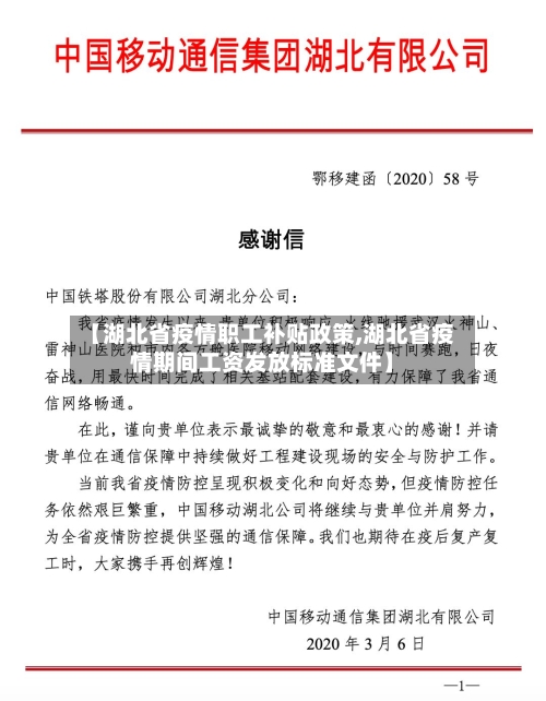 【湖北省疫情职工补贴政策,湖北省疫情期间工资发放标准文件】-第1张图片