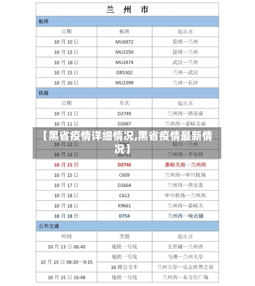 【黑省疫情详细情况,黑省疫情最新情况】-第1张图片