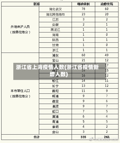 浙江省上海疫情人数(浙江省疫情新增人数)-第1张图片