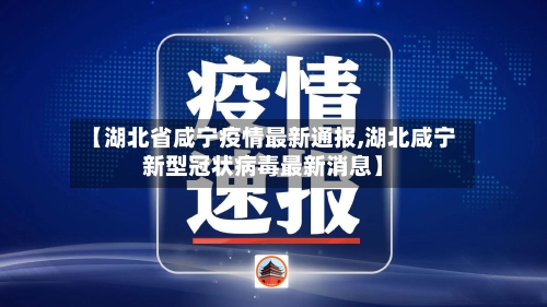 【湖北省咸宁疫情最新通报,湖北咸宁新型冠状病毒最新消息】-第1张图片