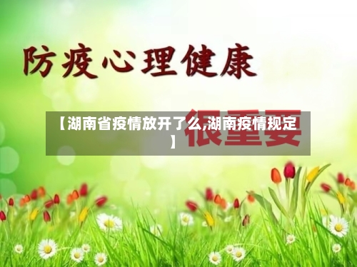 【湖南省疫情放开了么,湖南疫情规定】-第3张图片