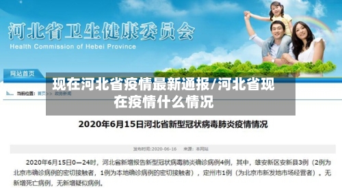 现在河北省疫情最新通报/河北省现在疫情什么情况-第1张图片