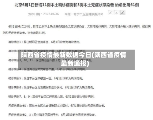 陕西省疫情最新数据今日(陕西省疫情最新通报)-第1张图片