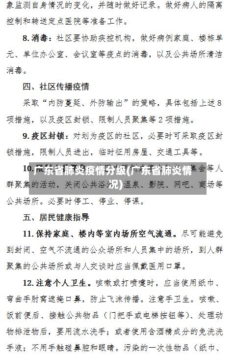 广东省肺炎疫情分级(广东省肺炎情况)-第2张图片