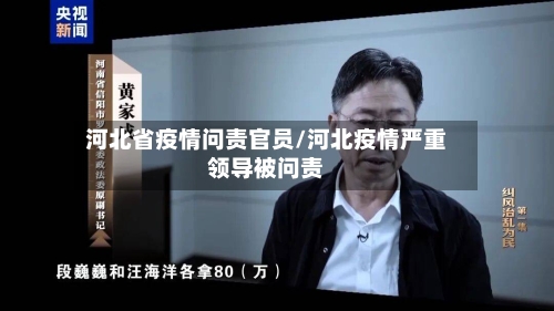 河北省疫情问责官员/河北疫情严重领导被问责-第1张图片
