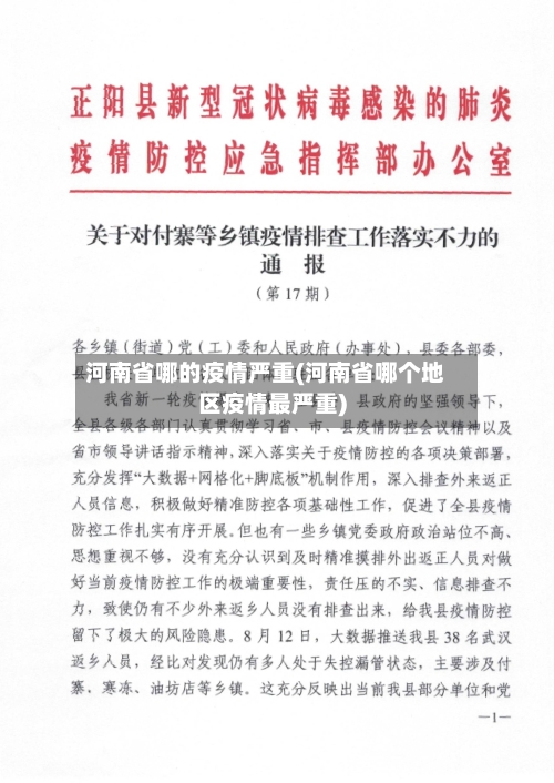 河南省哪的疫情严重(河南省哪个地区疫情最严重)-第2张图片