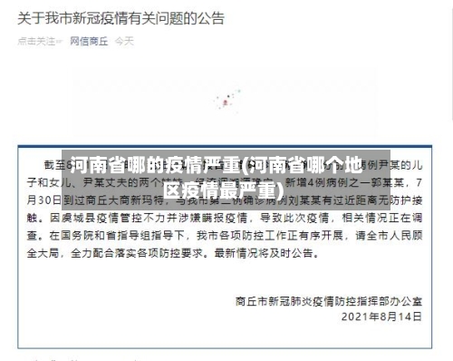 河南省哪的疫情严重(河南省哪个地区疫情最严重)-第3张图片