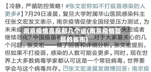 南京疫情蔓延那几个省(南京疫情蔓延的省市)-第3张图片