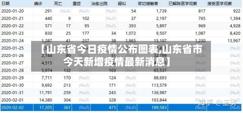 【山东省今日疫情公布图表,山东省市今天新增疫情最新消息】-第1张图片