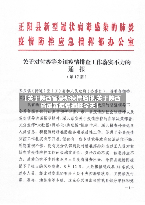【关于陕西省最新疫情通报,关于陕西省最新疫情通报今天】-第1张图片