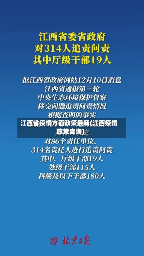 江西省疫情方面政策最新(江西疫情政策查询)-第1张图片