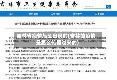 吉林省疫情怎么出现的(吉林的疫情是怎么传播过来的)-第1张图片