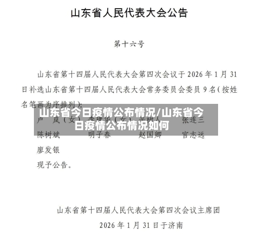 山东省今日疫情公布情况/山东省今日疫情公布情况如何-第2张图片