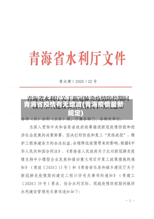 青海省疫情有无增减(青海疫情最新规定)-第2张图片