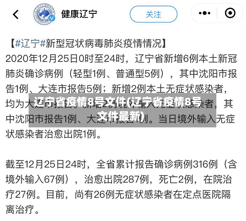 辽宁省疫情8号文件(辽宁省疫情8号文件最新)-第2张图片