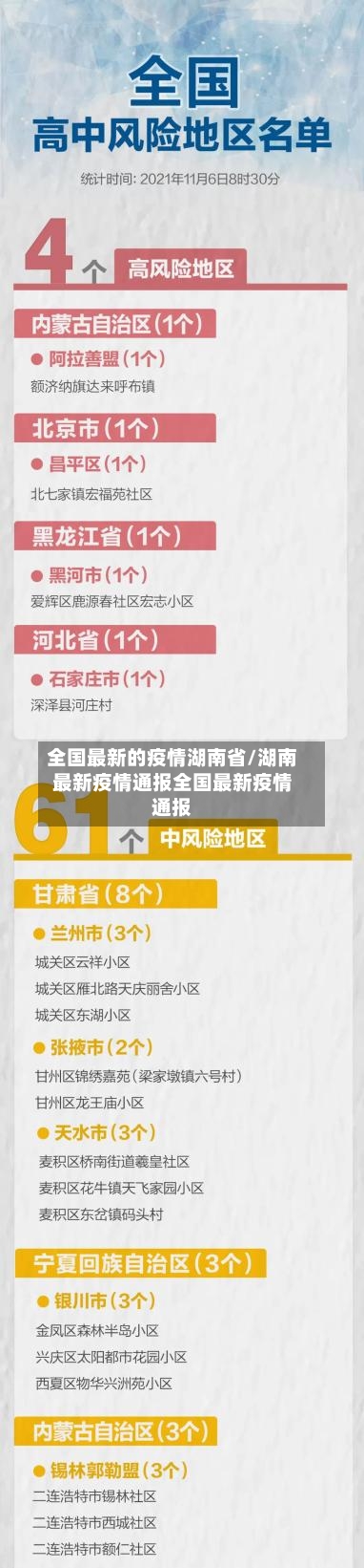 全国最新的疫情湖南省/湖南最新疫情通报全国最新疫情通报-第2张图片