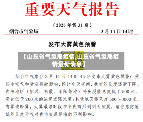【山东省气象局疫情,山东省气象局疫情最新消息】-第1张图片