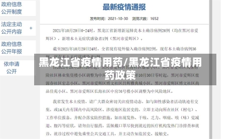 黑龙江省疫情用药/黑龙江省疫情用药政策-第3张图片
