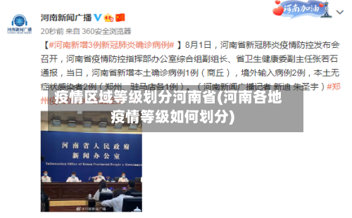 疫情区域等级划分河南省(河南各地疫情等级如何划分)-第3张图片