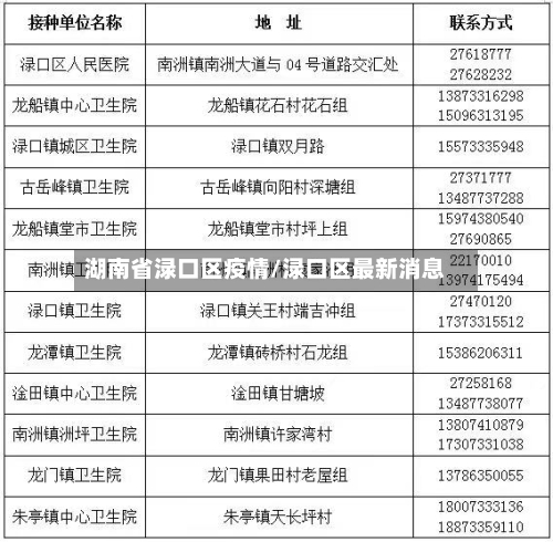 湖南省渌口区疫情/渌口区最新消息-第2张图片
