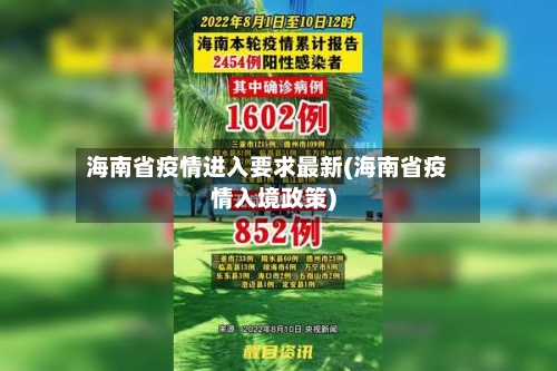 海南省疫情进入要求最新(海南省疫情入境政策)-第1张图片