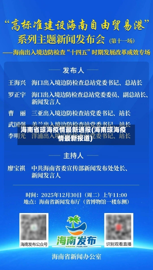 海南省琼海疫情最新通报(海南琼海疫情最新报道)-第1张图片