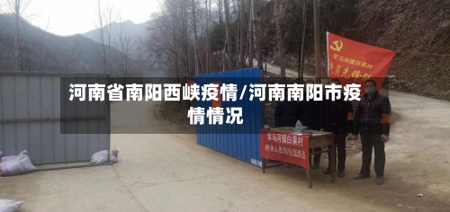 河南省南阳西峡疫情/河南南阳市疫情情况-第1张图片