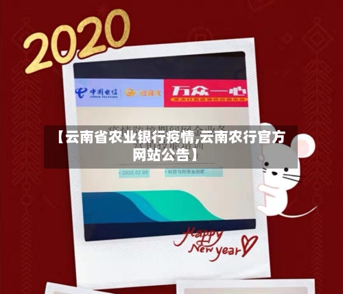 【云南省农业银行疫情,云南农行官方网站公告】-第2张图片