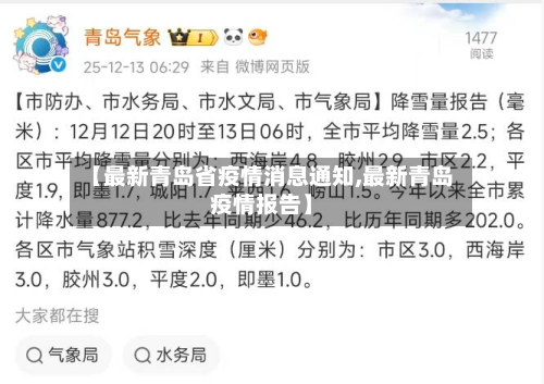 【最新青岛省疫情消息通知,最新青岛疫情报告】-第2张图片