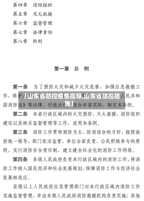 【山东省防控疫情指导,山东省防控措施】-第1张图片